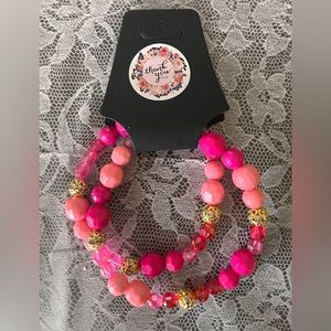 2” Pink & Gold ForeverYoung Bracelets